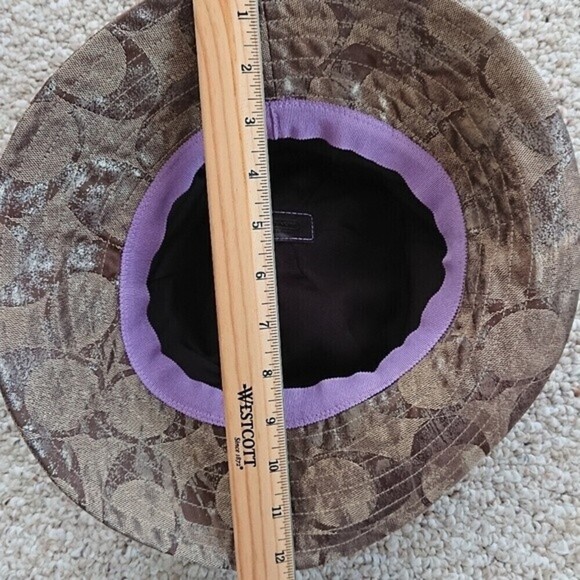 Coach signature metallic bucket hat main image 10